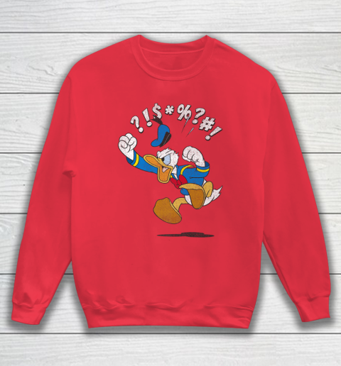 Disney Mickey And Friends Donald Angry Jump Sweatshirt 7