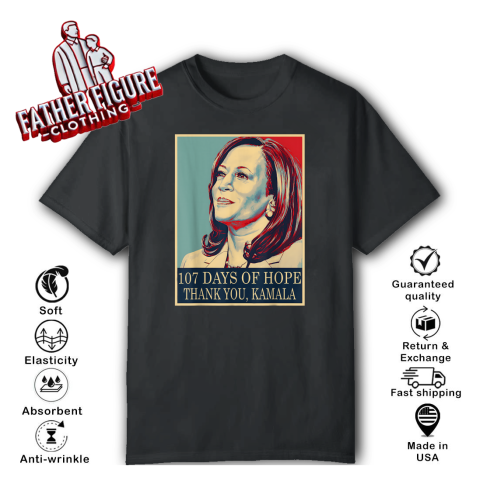 107 Days of Hope Thank You Kamala T-Shirt