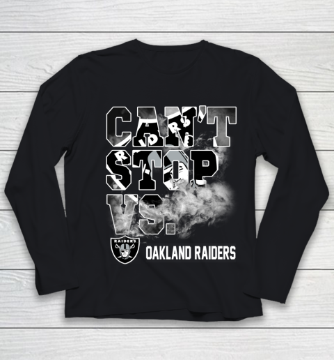 NFL Oakland Raiders Can't Stop Vs Youth Long Sleeve