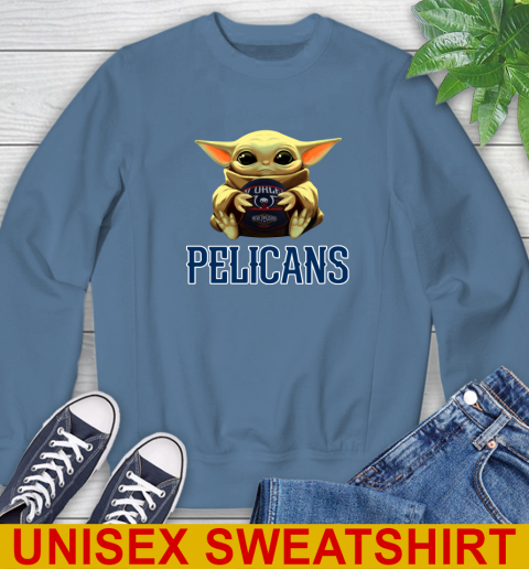 NBA Basketball New Orleans Pelicans Star Wars Baby Yoda Shirt 32