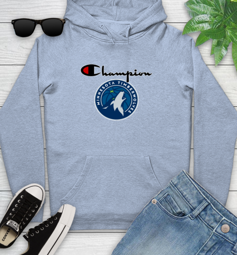 NBA Basketball Minnesota Timberwolves Champion Shirt Youth Hoodie 7