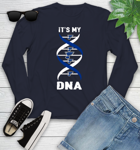 St.Louis Blues NHL Hockey It's My DNA Sports Youth Long Sleeve 2