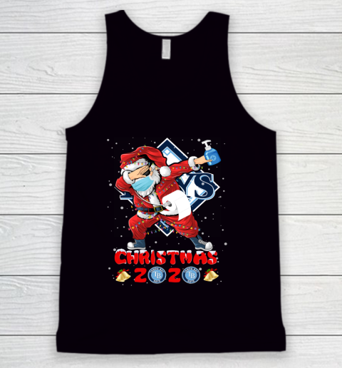 Tampa Bay Rays Funny Santa Claus Dabbing Christmas 2020 MLB Tank Top