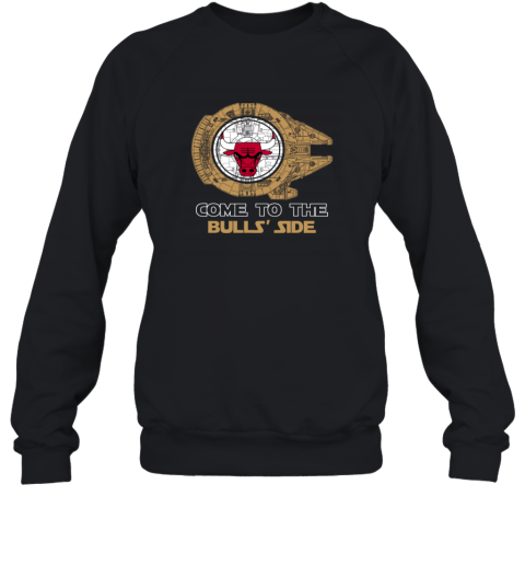 NBA Come To The Chicago Bulls Side Star Wars Basketball Sports Sweatshirt