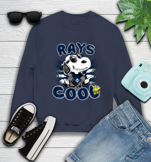 MLB Baseball Tampa Bay Rays Cool Snoopy Shirt Sweatshirt 2