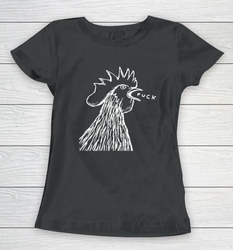 Funny Chicken Rooster Saying FUCK Women's T-Shirt