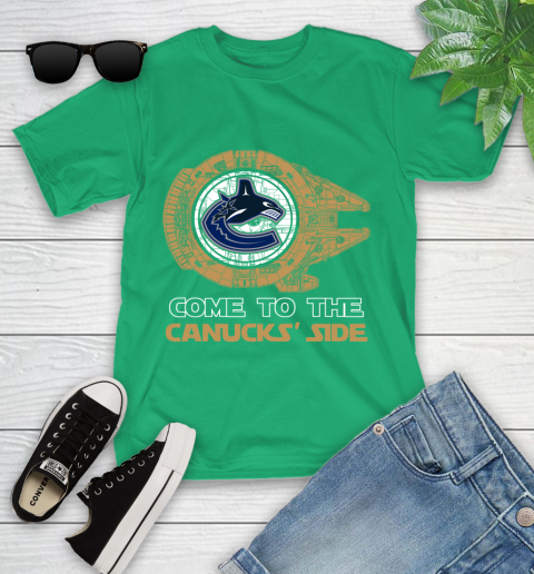 NHL Come To The Vancouver Canucks Wars Hockey Sports Youth T-Shirt 8