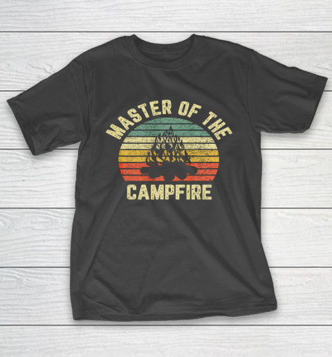 Master of the Campfire Camping Shirt Vintage Camper T-Shirt