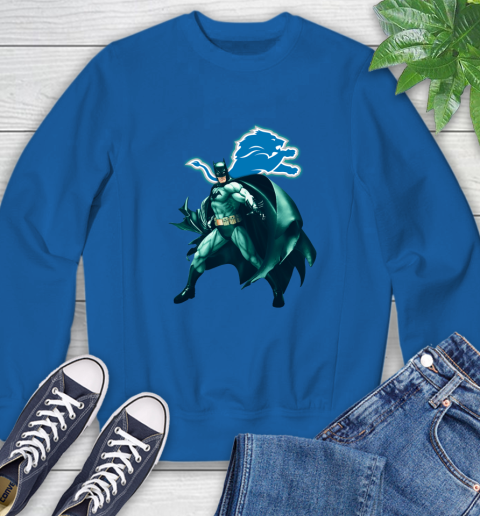 NFL Batman Football Sports Detroit Lions Sweatshirt 8