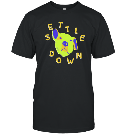 Shop Ricky Montgomery Settle Down Dog T-Shirt