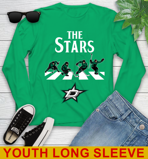 NHL Hockey Dallas Stars The Beatles Rock Band Shirt Youth Long Sleeve 7