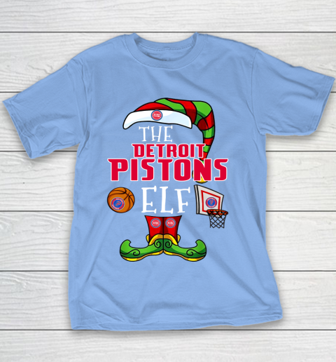 Detroit Pistons Christmas ELF Funny NBA Youth T-Shirt 9 Detroit Pistons Christmas ELF Funny NBA Youth T-Shirt - Image 9