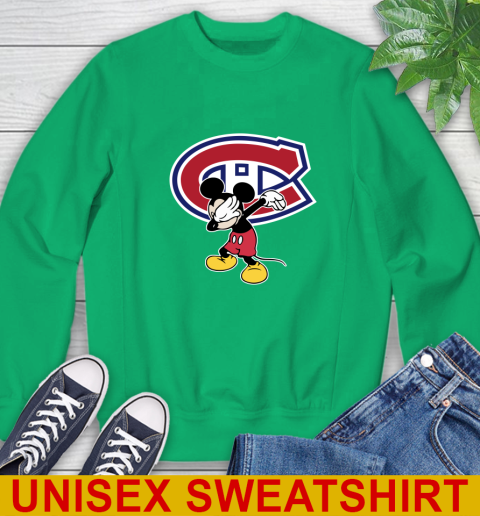 Montreal Canadiens NHL Hockey Dabbing Mickey Disney Sports Sweatshirt 6
