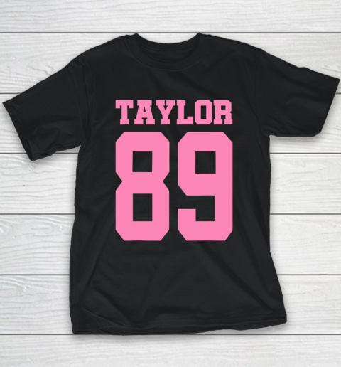 Pink Numbers Taylor 89 Youth T-Shirt