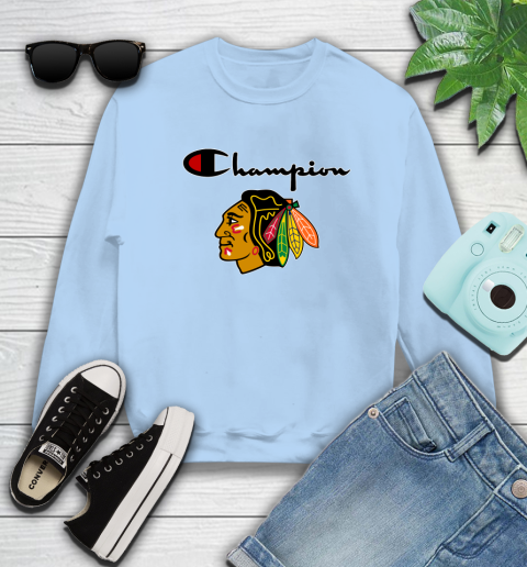 NHL Hockey Chicago Blackhawks Champion Shirt Sweatshirt - Image 5