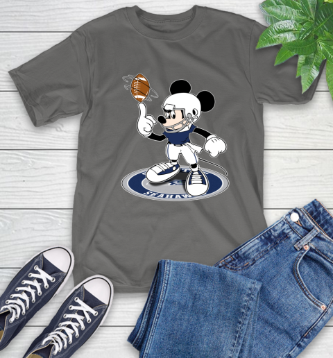 NFL Football Seattle Seahawks Cheerful Mickey Disney Shirt T-Shirt 10