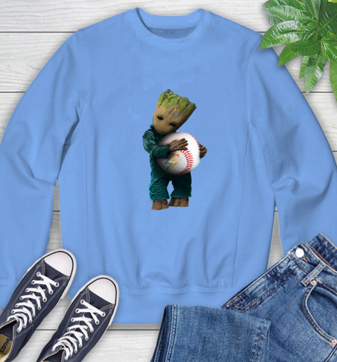 MLB Groot Guardians Of The Galaxy Baseball Sports Miami Marlins Sweatshirt 11