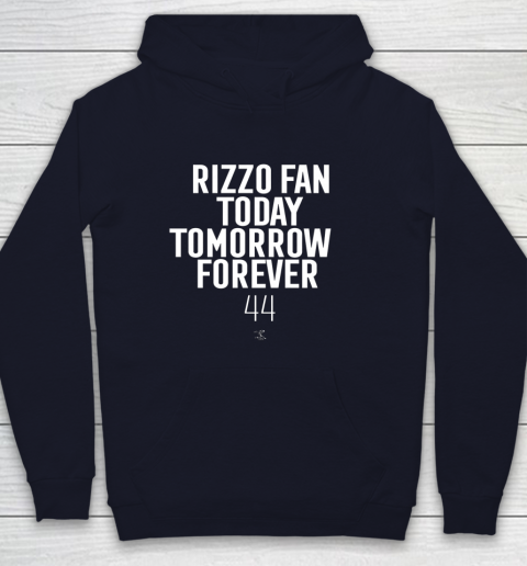 Anthony Rizzo Tshirt Fan Today Tomorrow Forever Gameday Youth Hoodie 2