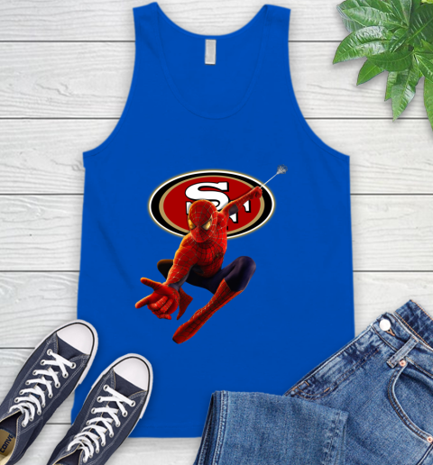 NFL Spider Man Avengers Endgame Football San Francisco 49ers Tank Top 5