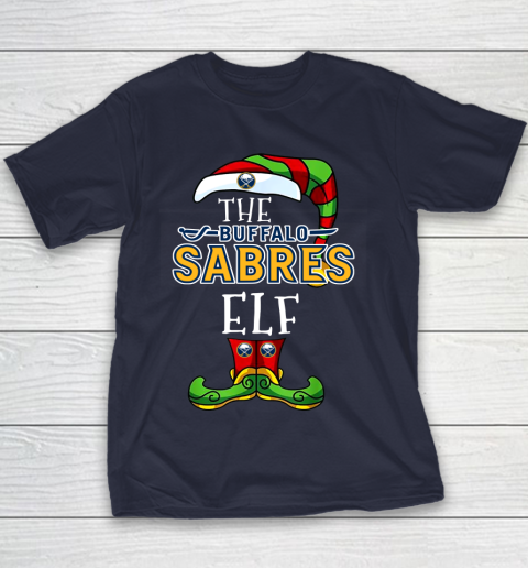 Buffalo Sabres Christmas ELF Funny NHL Youth T-Shirt 2