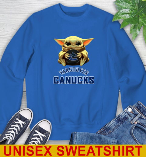 NHL Hockey Vancouver Canucks Star Wars Baby Yoda Shirt 33