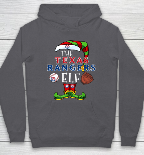 Texas Rangers Christmas ELF Funny MLB Hoodie 4