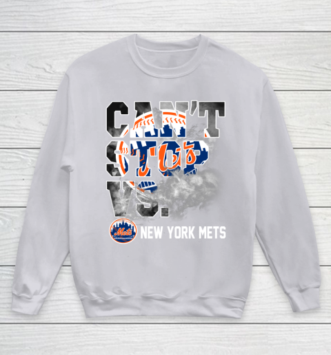 MLB New York Mets Baseball Can't Stop Vs Mets Youth Sweatshirt 3