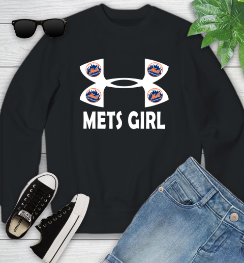MLB New York Mets Under Armour Baseball Sports Youth Sweatshirt