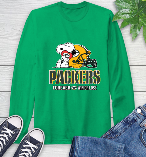 NFL The Peanuts Movie Snoopy Forever Win Or Lose Football Green Bay Packers 64