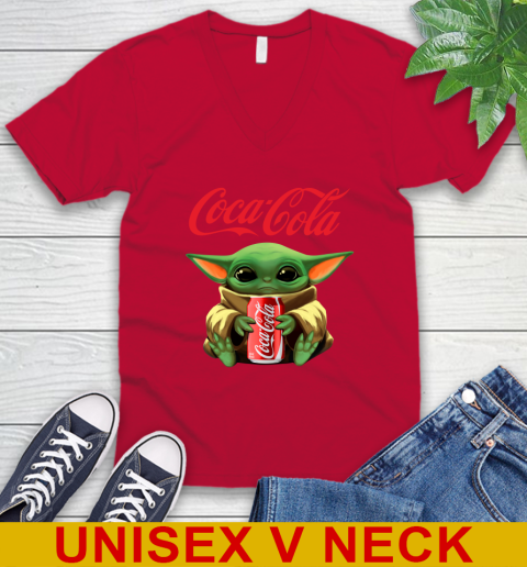 Star Wars Baby Yoda Hugs Coca Cola Soft Drink Shirt 55