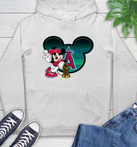 MLB Los Angeles Angels The Commissioner's Trophy Mickey Mouse Disney Hoodie