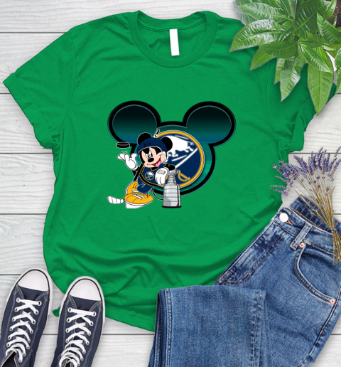 NHL Buffalo Sabres Stanley Cup Mickey Mouse Disney Hockey T Shirt Women's T-Shirt 6