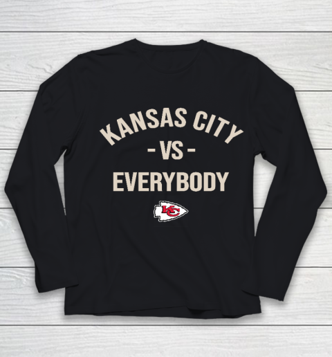 Kansas City Chiefs Vs Everybody Youth Long Sleeve