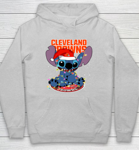 Cleveland Browns NFL Football noel stitch Christmas Hoodie 4