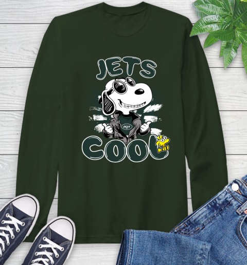 NFL Football New York Jets Cool Snoopy Shirt Long Sleeve T-Shirt 6