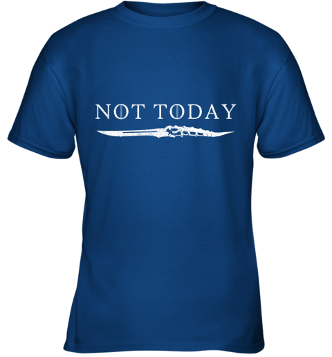 ocur not today death valyrian dagger game of thrones shirts youth t shirt 26 front royal