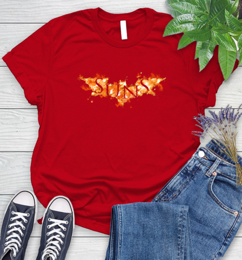 NBA Phoenix Suns Batman Logo DC Basketball Sports Shirt Women's T-Shirt 13