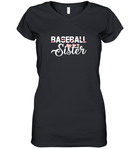 Baseball Sister Women's V-Neck T-Shirt