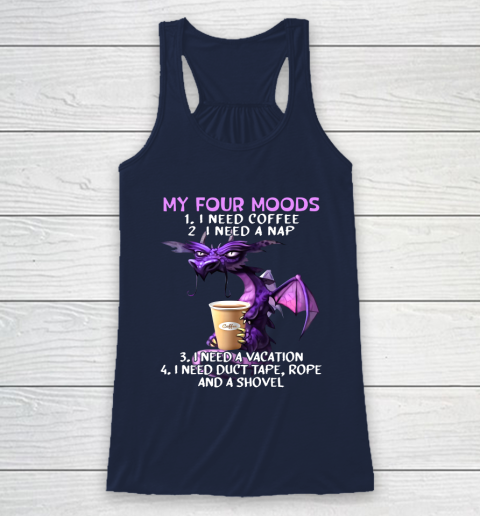 My Four Moods Glumy Dragon Racerback Tank 8