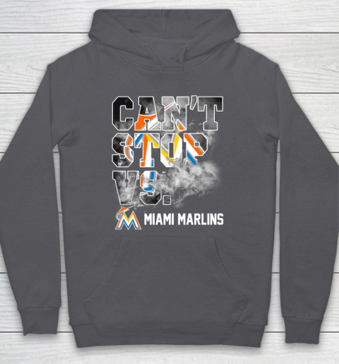 MLB Miami Marlins Baseball Can't Stop Vs Marlins Hoodie 4