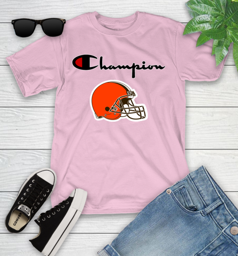 NFL Football Cleveland Browns Champion Shirt Youth T-Shirt 7