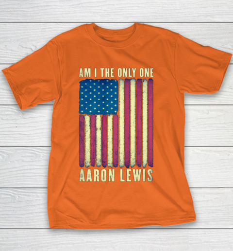 Aaron Lewis Am I The Only One America Flag Youth T-Shirt 4