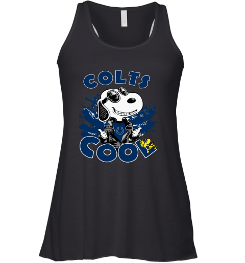 Indianapolis Colts Snoopy Joe Cool We're Awesome Racerback Tank