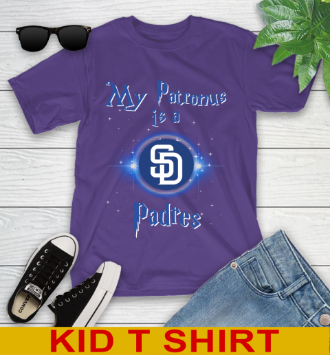 MLB Baseball Harry Potter My Patronus Is A San Diego Padres Youth T-Shirt 3