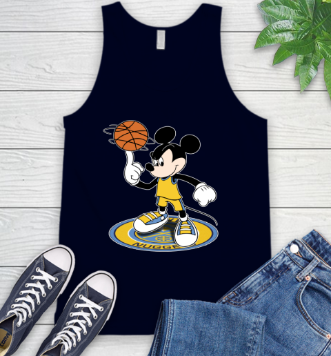 NBA Basketball Denver Nuggets Cheerful Mickey Disney Shirt Tank Top 3