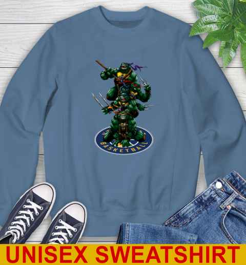 NBA Basketball Utah Jazz Teenage Mutant Ninja Turtles Shirt Sweatshirt 8