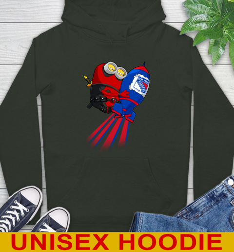 NHL Hockey New York Rangers Deadpool Minion Marvel Shirt Hoodie 12