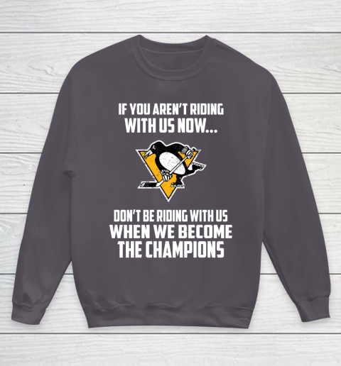 NHL Pittsburgh Penguins Hockey We Become The Champions Youth Sweatshirt 5