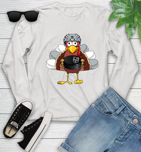 Los Angeles Kings Turkey Thanksgiving Day Youth Long Sleeve