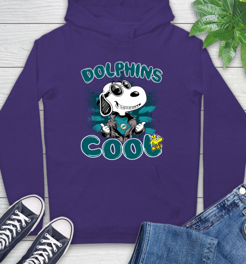 NFL Football Miami Dolphins Cool Snoopy Shirt Hoodie 5